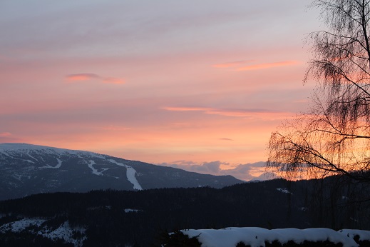 10.03.2016 Ausblick bei Sonnenuntergang