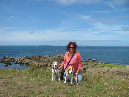 13.07.2014 Blick auf die Ile d`Ouessant