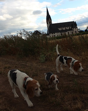 25.07.2015 Gro und Klein vor der Eisbachtaler Kirche